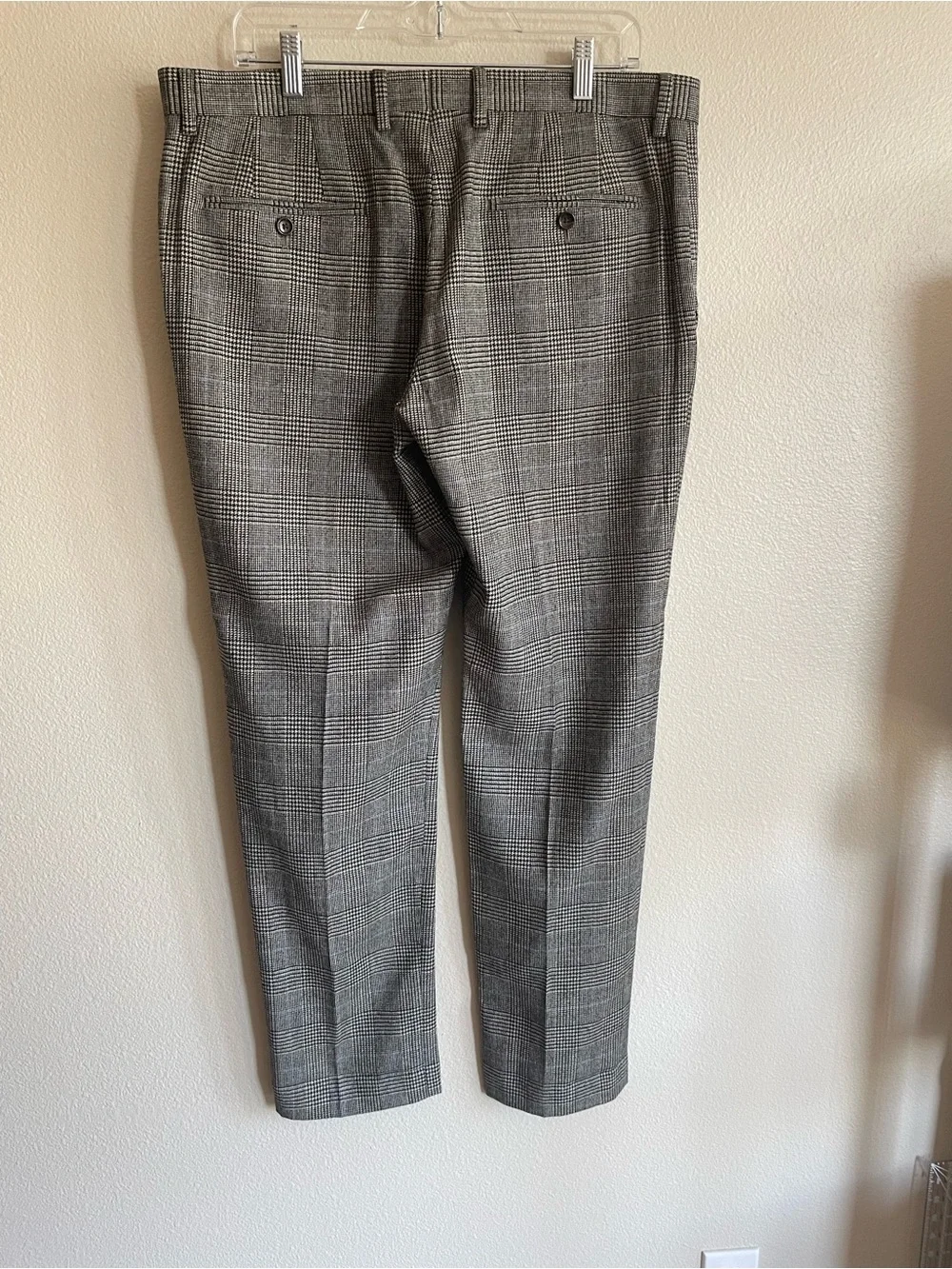 J. Crew Slim Ludlow Black and Tan Wool Dress Pants - Size W32 L32